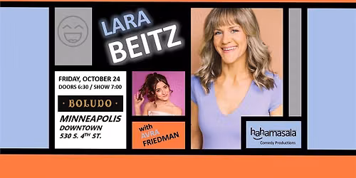 SOLD OUT! Lara Beitz Standup Comedy Show - Minneapolis SEE LATE SHOW