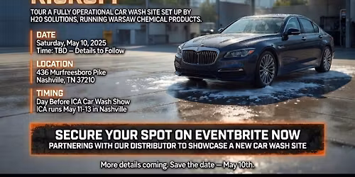 New Site Wash \u2014 See It Before the Show