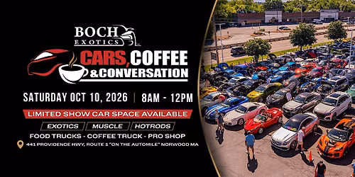 Cars, Coffee & Conversation Fall 2026