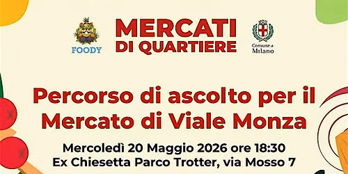Percorso di ascolto e consultazione per il Mercato di Viale Monza