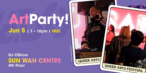 ArtParty! + Varied Editions and QAF Community Art Show opening