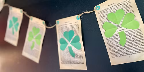 St Patty\u2019s Day Shamrock Banner Workshop