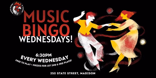 Music Bingo @Baked Wings & Things \ud83c\udfb6\ud83d\udc14