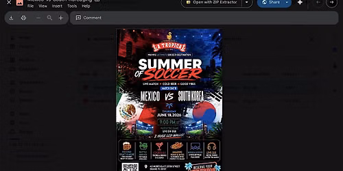 Mexico vs South Korea \u2022 Summer of Soccer Watch Party at La Tropical Miami