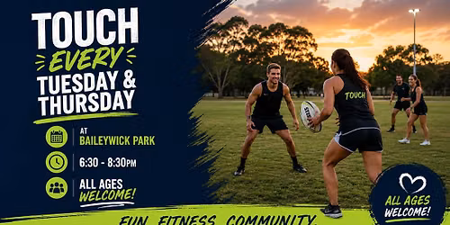 Free Touch Rugby, All Ages, Boys & Girls 