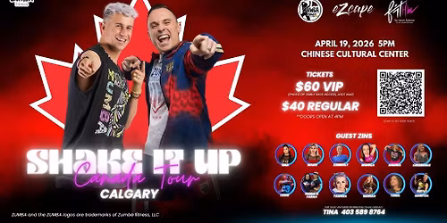 Shake It Up Canada Tour - Zumba Masterclass with ZJs Seluco and Jonathan