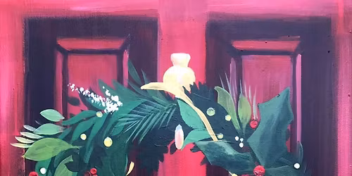 \ud83c\udfa8 Join Brush Party with Samantha to paint "Seasons Greetings" in Royal Wootton Bassett!\ud83e\udd42