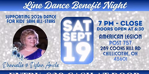 \u2728 Chillicothe Line Dance Fundraiser Night \u2728 