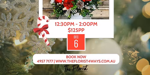 Fresh & Festive Mini Tree Floral Workshop
