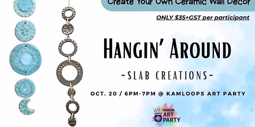 NEW! Hangin' Around - Ceramic Wall Decor - Slab Creations!