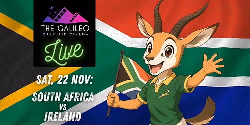 Rugby LIVE screening - SA v Ireland