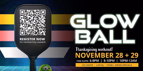Glowball: Blacklight Pickleball at Aces \u26a1\ufe0f