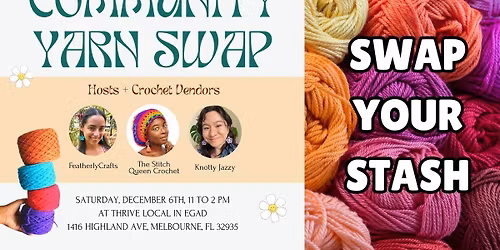 EGAD: Community Yarn Swap | December 6th 11-2PM