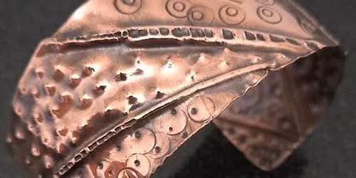 Intro to Fold Forming Copper Cuff - In-Person Jewelry Class