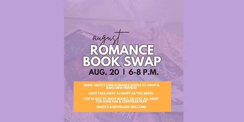 August Romance Book Swap at HEA Book Boutique