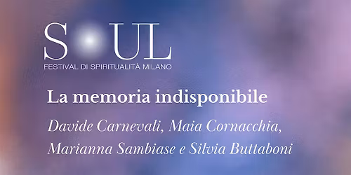 La memoria indisponibile