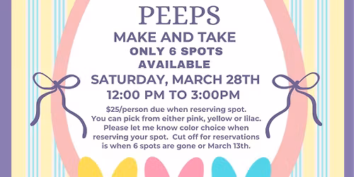 MISFIT Peeps make & take