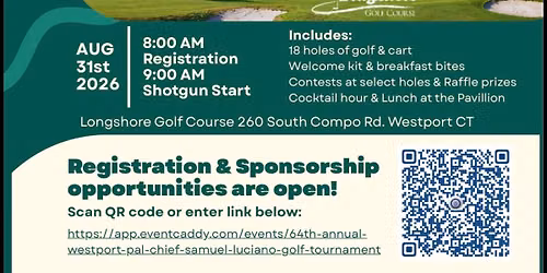 2026 Westport P.A.L. Golf Tournament