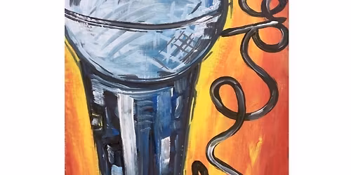 Abstract Microphone Paint & Hip Hop Trivia Night\n\n