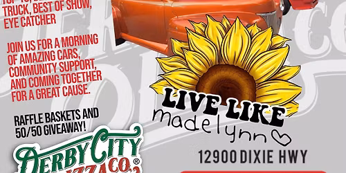 Derby City Pizza Car Show — Charity Event