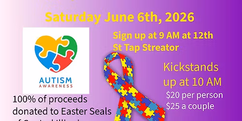 Ride for Autism Benefitting Easter Seals of Central Illinois