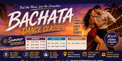 BACHATA DANCE CLASSES for BEGINNERS