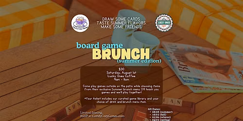 Board Game Brunch (Summer Edition)