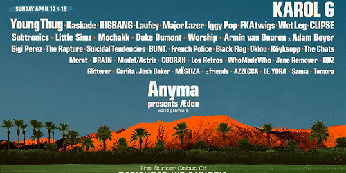 Shuttle Passes Only: Coachella 2026 Weekend 1