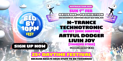 Bed By 10 Festival in Brisbane!