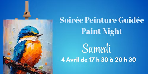 Soir\u00e9e de peinture guid\u00e9e 