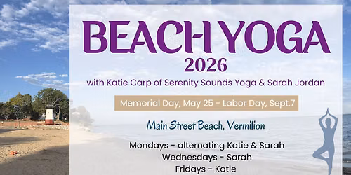 Beach Yoga at Main Street Beach Vermilion