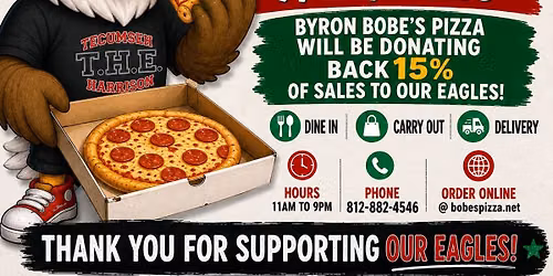 Byron Bobe's Pizza Fundraiser