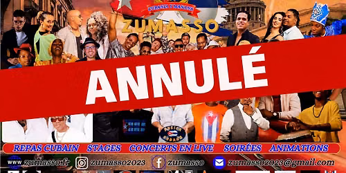ANNULATION " SOY 100% CUBA FESTIVAL " CUBANIA Y MANANA