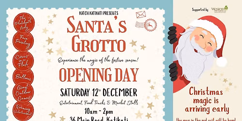 Opening Day \u2013 Santa's Grotto in Katikati
