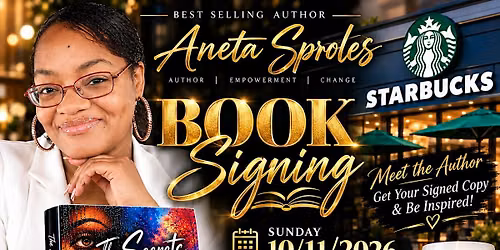 Aneta Sproles Book Signing "The Secrets in Her Diary"