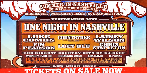 Summer In Nashville - Chichester 2026