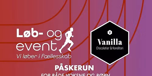 PÅSKERUN 2026 🐣 VANILLA CHOCOLATIER X LØB- OG EVENT