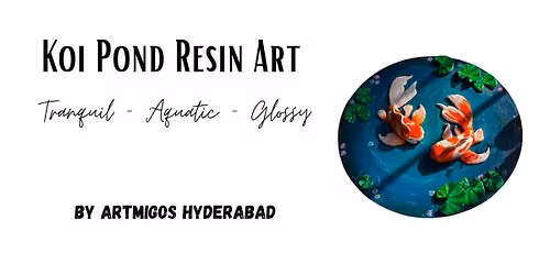 Koi Pond Resin Art