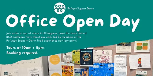 Refugee Support Devon Open Day - 2pm Tour