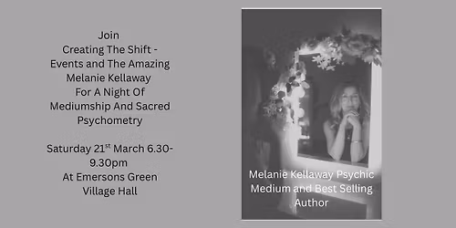Pyschic Mediumship Evening with Melanie Kellaway