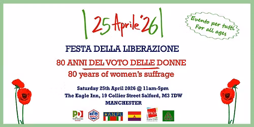 Festa della Liberazione 2026 \u2013 80 anni del voto delle donne