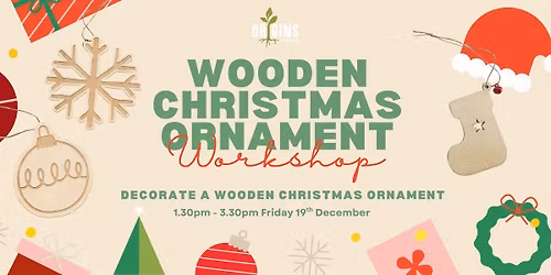 Decorate a Wooden Christmas Ornament