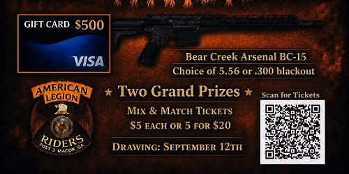 Veterans Honor Ride Fundraiser Raffle Drawing