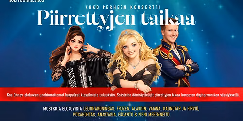 Piirrettyjen taikaa -konsertti | Louhisali