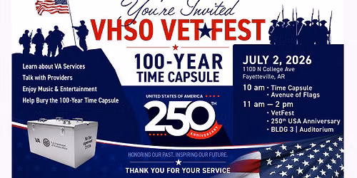 VHSO\u2019s USA 250th Anniversary Celebration: Time Capsule Ceremony & VetFest