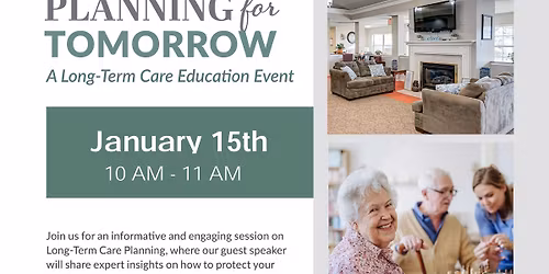 Planning for Tomorrow