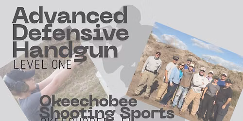 Advanced Defensive Handgun Level One (ADH1)