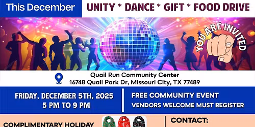 1970\u2019S DISCO & LINE DANCING & HOLIDAY GIVING 