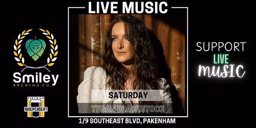 Tegan Blackstock Live @ Smiley Brewing