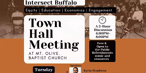 Intersect Buffalo Community Town Hall: Building Our Future Together